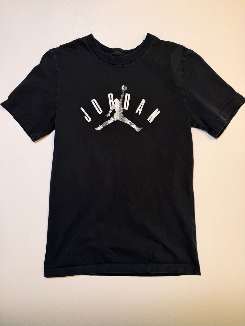 Jordan Black Tee with Logo